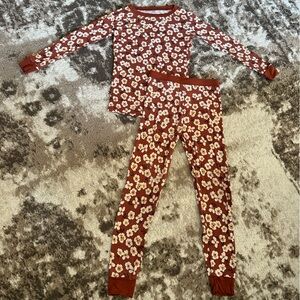 Mocha blossoms little Sleepies pajama set